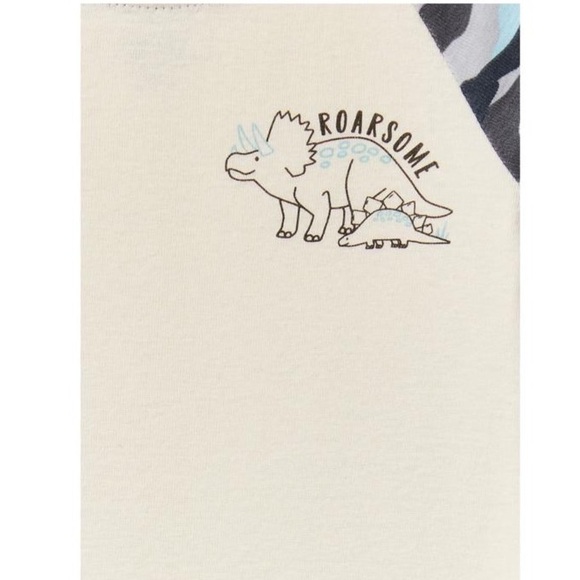 Wonder Nation Toddler Boys Cotton Long Sleeve Top Pajama Pants Set Size 4T - Picture 3 of 4